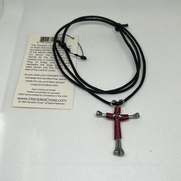 Disciples Cross Unisex Necklace - Picture 2 of 3